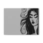 Gothic Woman Portrait Canvas Art — Matte Stretched Wall Decor
