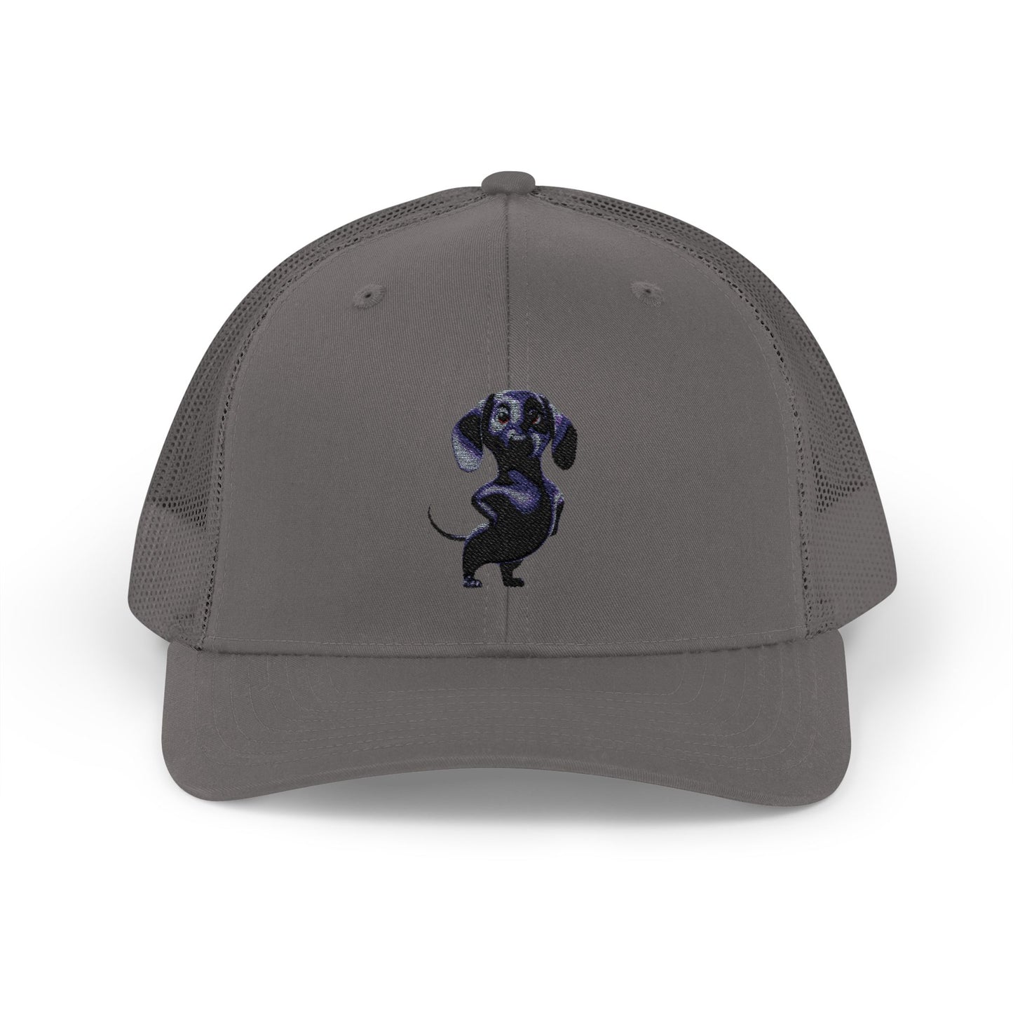 Dachshund Galaxy Trucker Cap – Embroidered Space Sausage Dog Snapback