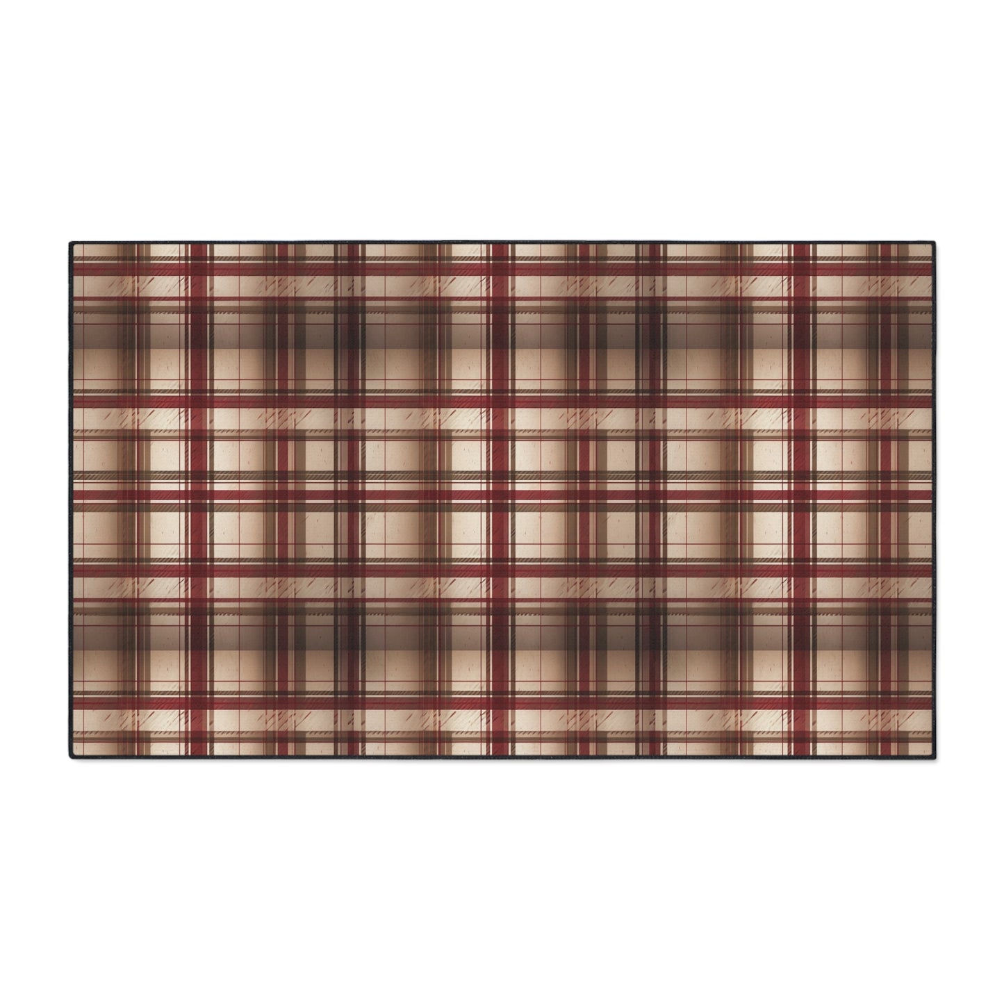 Plaid Floor Mat — Heavy-Duty Non-Slip Rug for Entryway, Kitchen & Mudroom