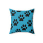 Pet Lover's Decorative Pillow, Dog Paw Print Accent Cushion, Cozy Pet Themed Home Decor, Gift for Dog Owners, Animal Lover's Pillow