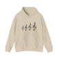Treble Clef Hoodie – Minimal Music Note Graphic Sweatshirt for Musicians