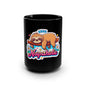 Napaholic Black Mug — Cute Sleeping Sloth 15oz Coffee Cup