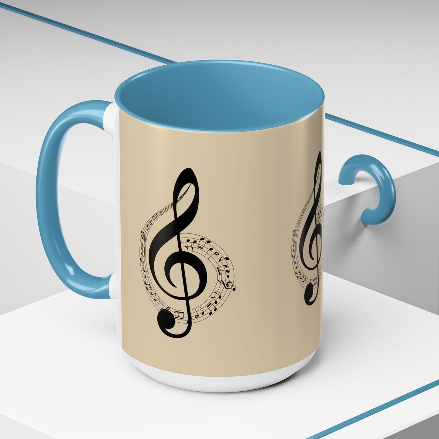 Musical Notes Coffee Mug - Perfect Gift for Music Lovers
