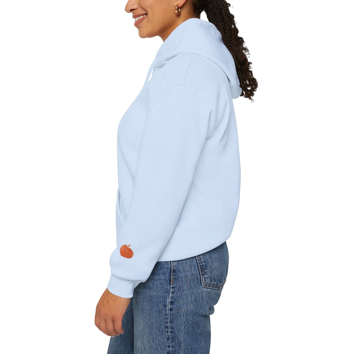 Cozy Fall Vibes Hoodie, Unisex Sweatshirt for Autumn, Pumpkin Design, Perfect for Thanksgiving, Gift for Friends, Seasonal Wear