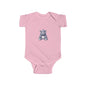 Cute Hippo Infant Bodysuit, Baby Shower Gift, Toddler Outfit, Newborn Apparel, Cute Animal Wear, Infant Clothing