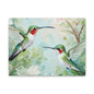 Hummingbird Canvas Wall Art — Stretched Matte Nature Print