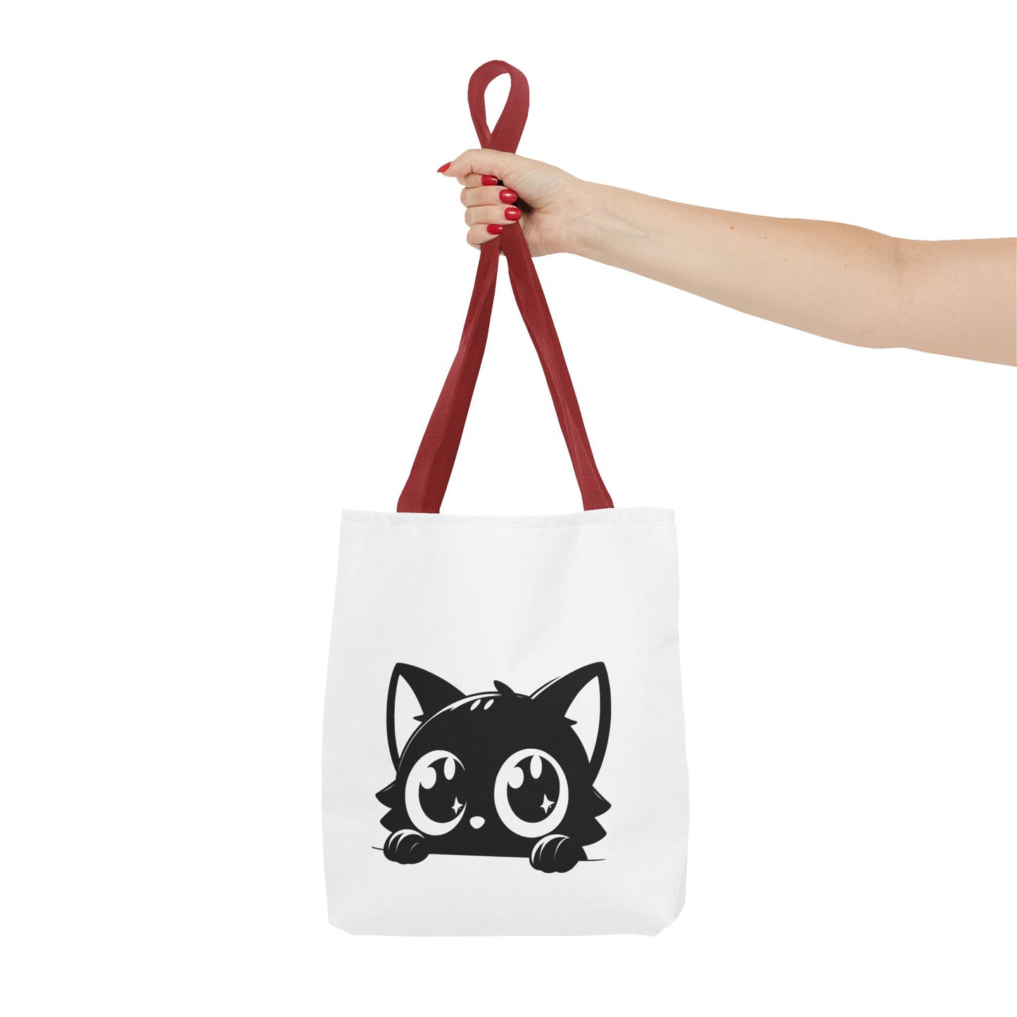Adorable Cat Face Tote Bag | Cute Kitten Shopping Bag