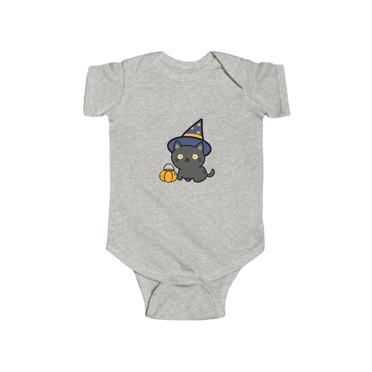 Adorable Halloween Infant Bodysuit, Cute Baby Costume, Black Cat Outfit, Fall Baby Apparel, Halloween Baby Shower Gift
