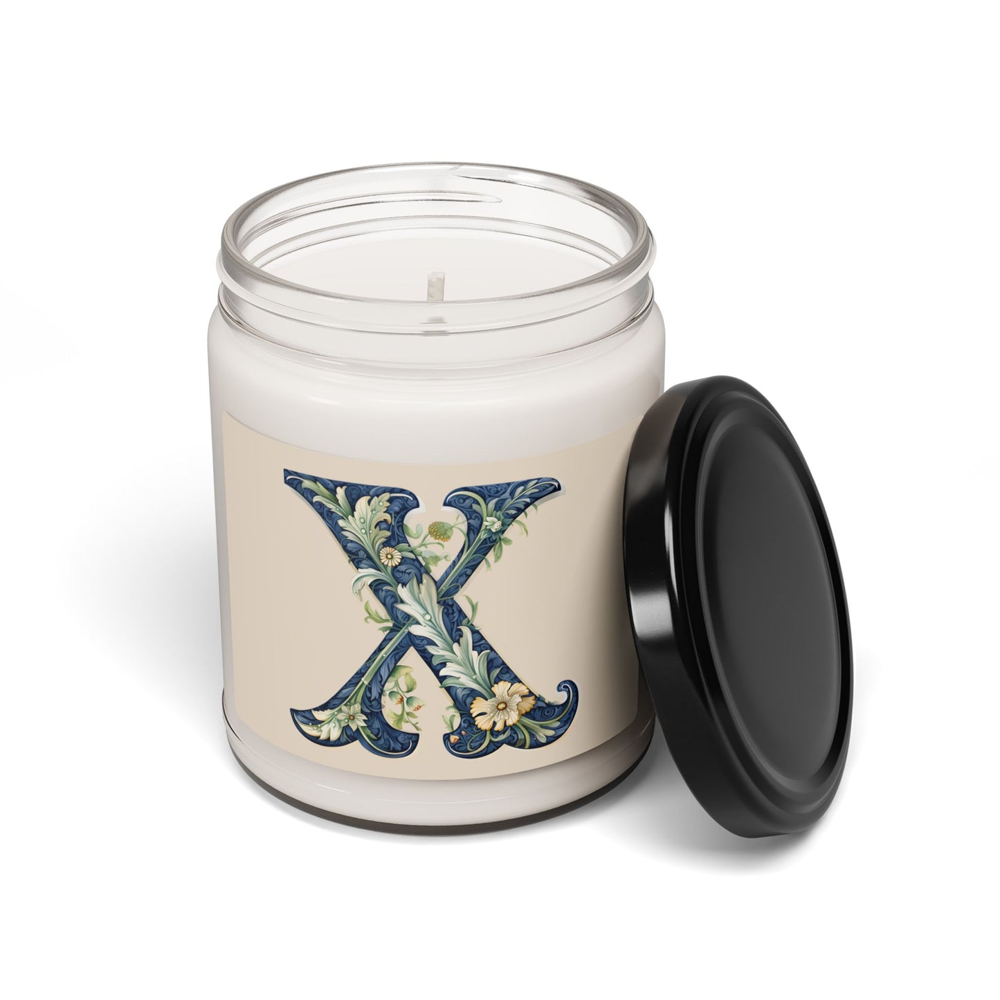 Scented Soy Candle, 9oz - Letter X