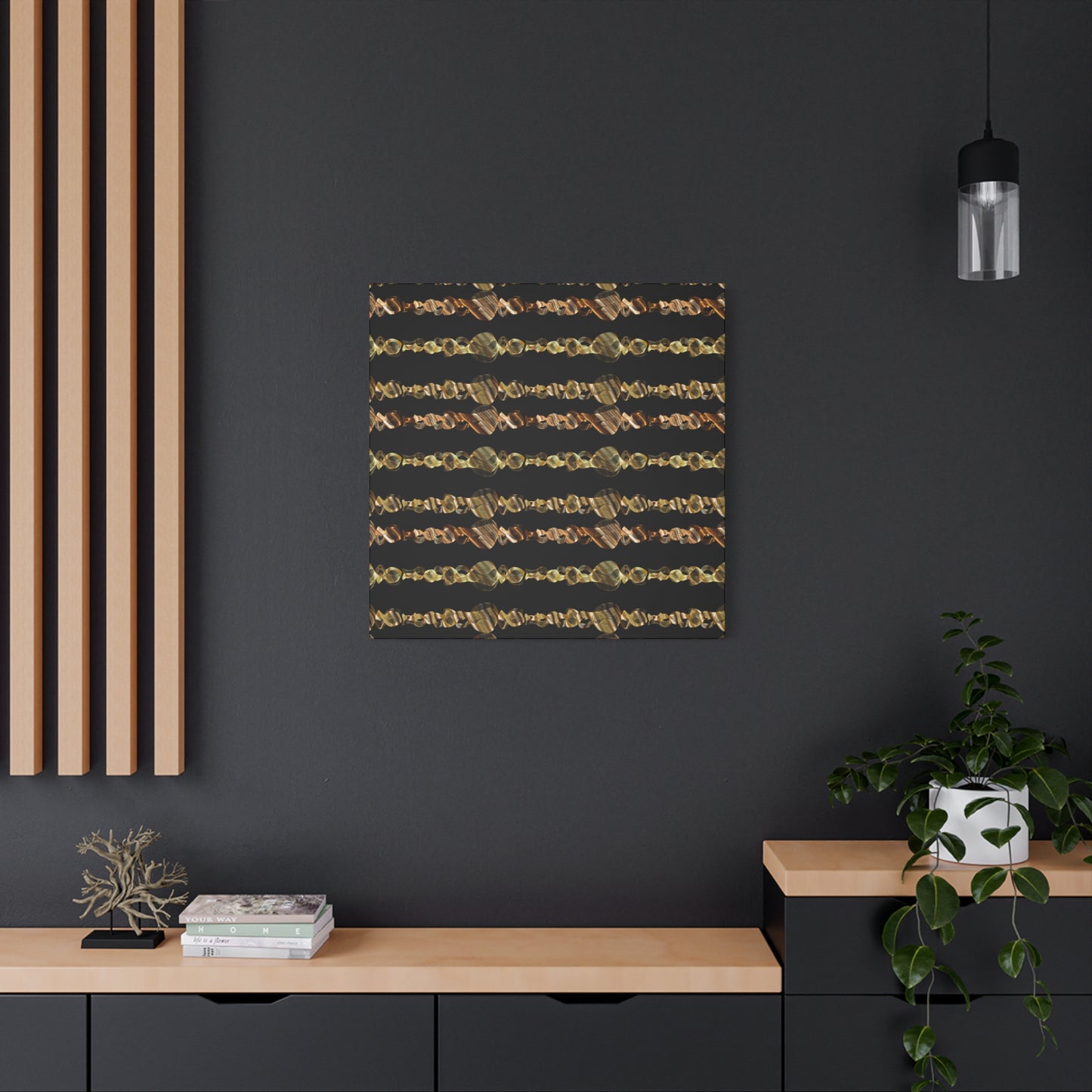 Artistic Canvas Gold and Black
