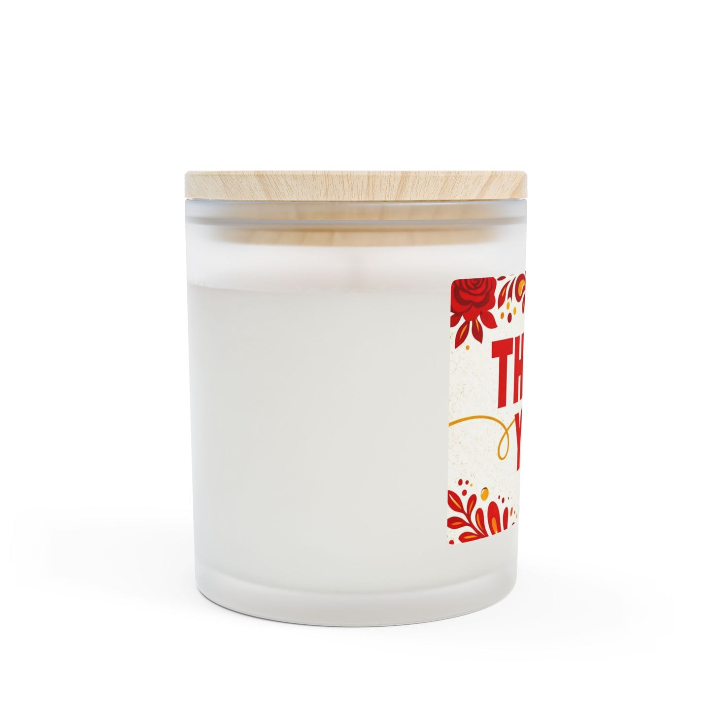 Frosted Glass Candle, 11oz