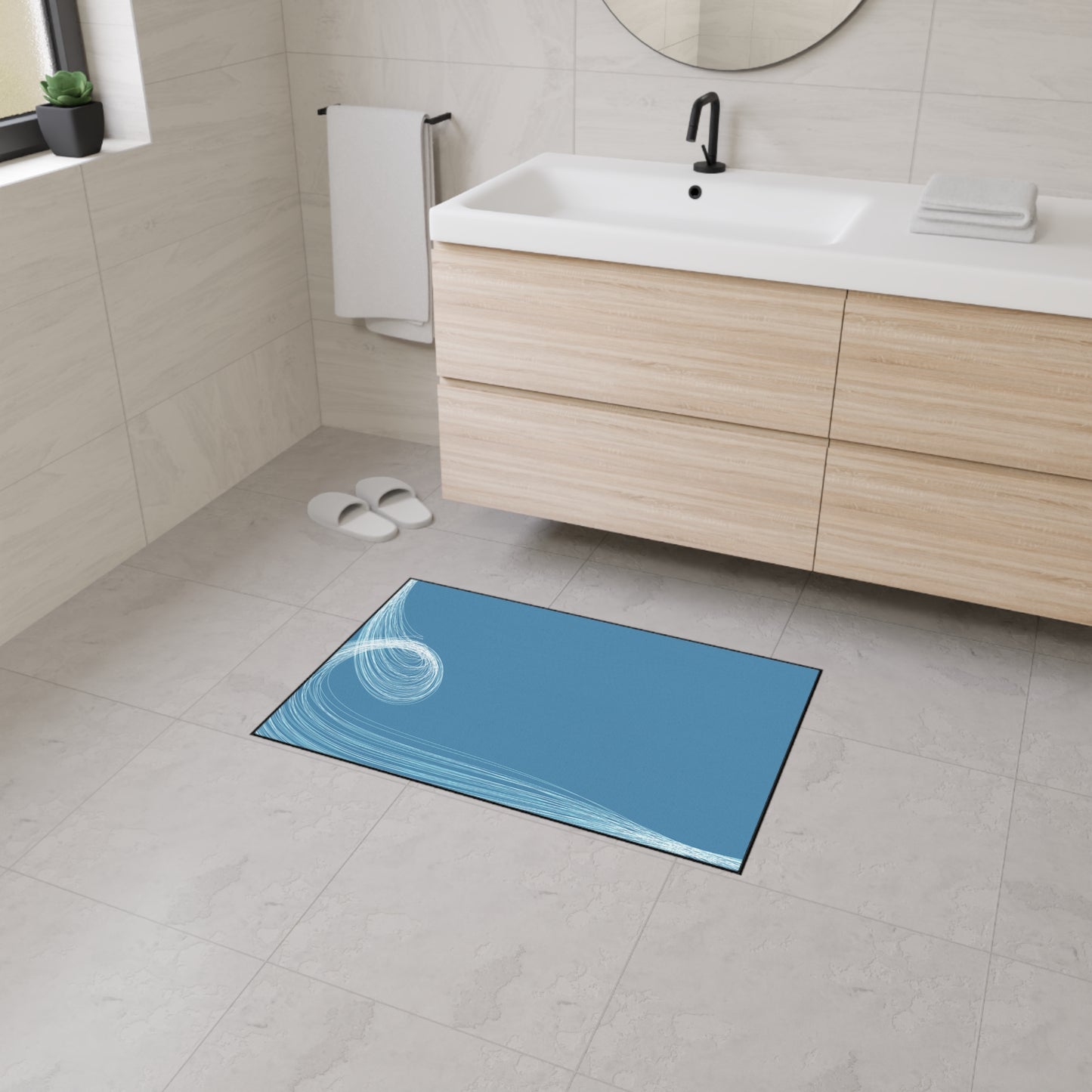 Ocean Breeze Heavy-Duty Floor Mat — Non-Slip Entry & Garage Mat