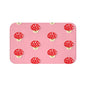 Cute Mushroom Bath Mat, Pink Bathroom Decor, Fun Rug for Kids, Charming Home Accessory, Gift for Nature Lovers, Playful Bathroom Mat