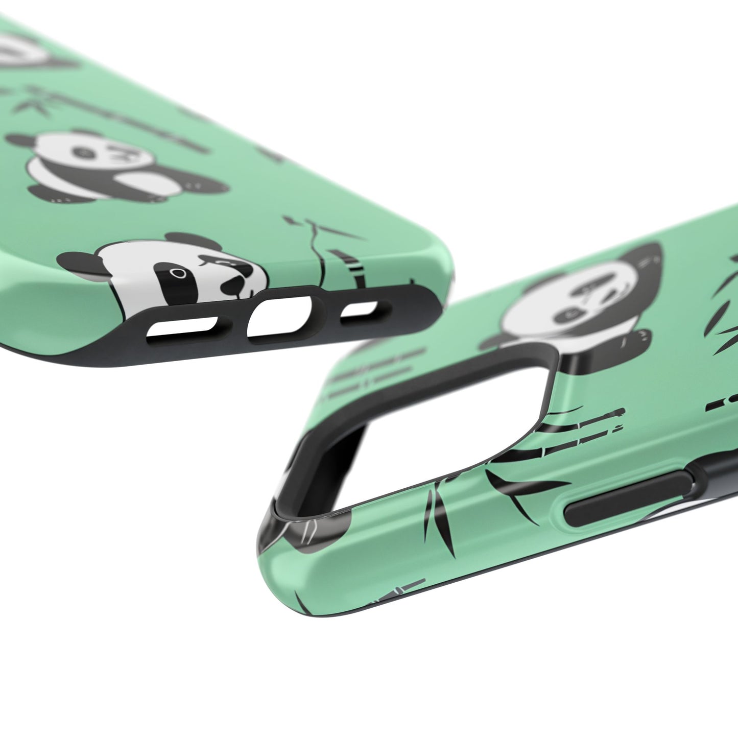 Panda Bamboo Magnetic Impact-Resistant Phone Case