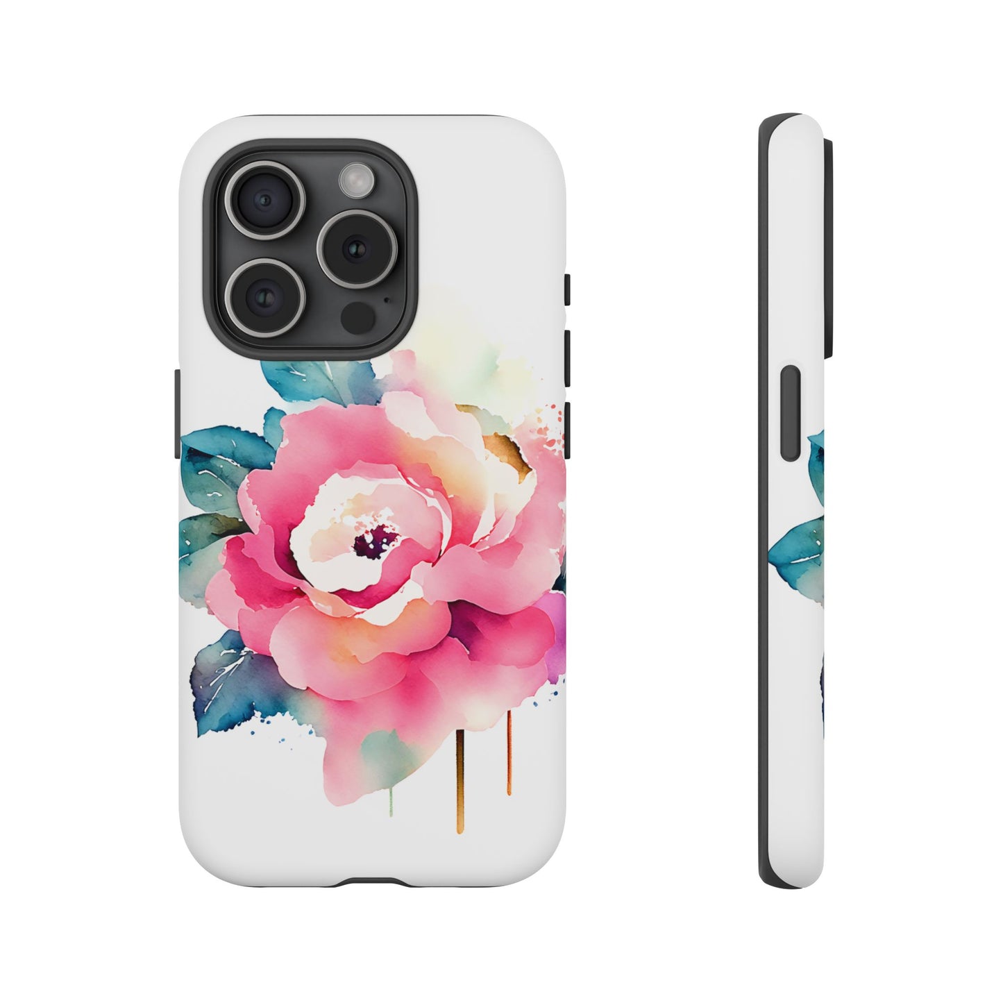 Floral Phone Case - Vibrant Rose Design