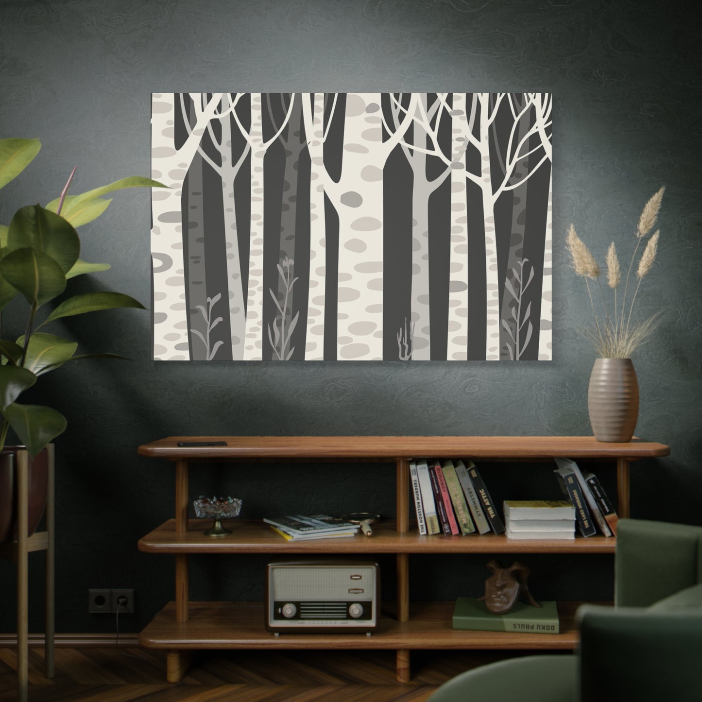 Matte Canvas, Stretched, 1.25" - Trees