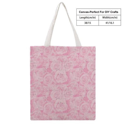 Martin Canvas Tote Handbag with Dual-sided Printing