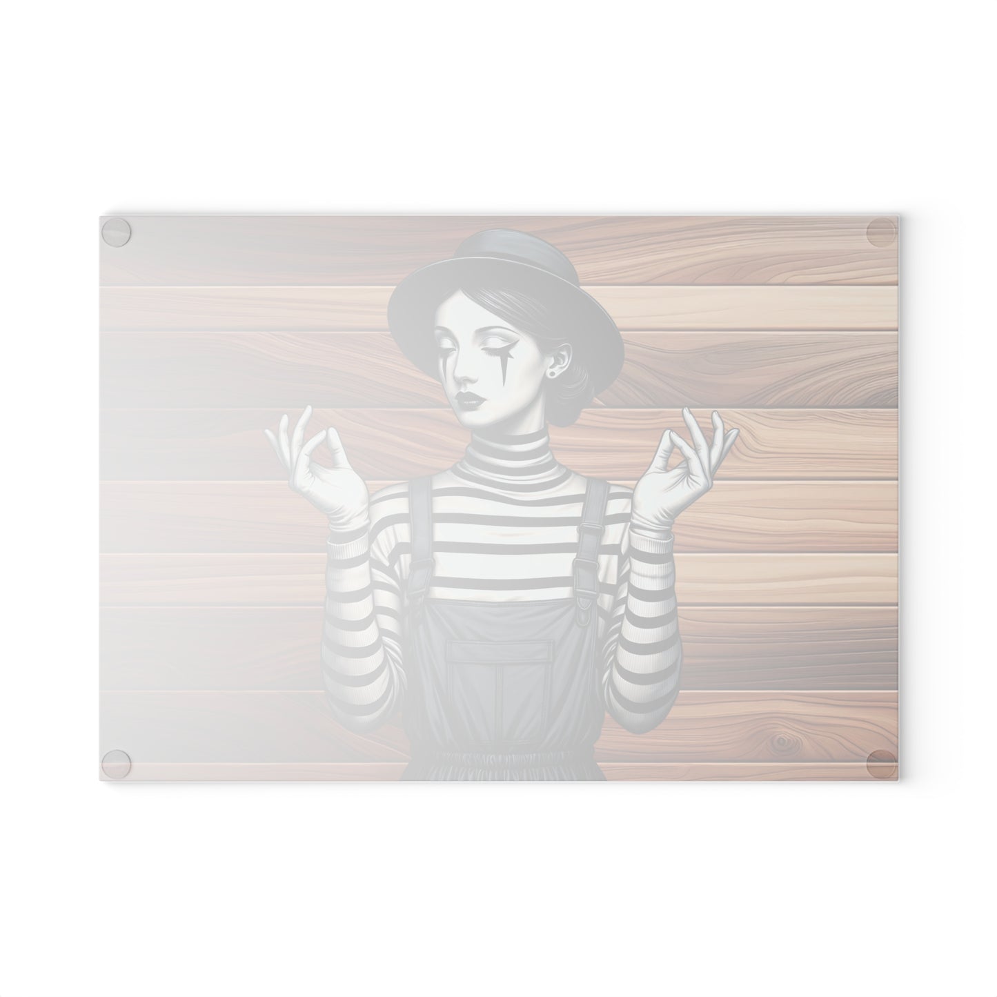 Chic Artist Glass Cutting Board