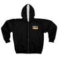 Retro Vibes Unisex Zip Hoodie, Cozy Casual Wear, Gift for Friends, Birthday Gift, Trendy Outfit, Streetwear Style, Fashion Statement