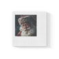 White Coined Napkins- Santa