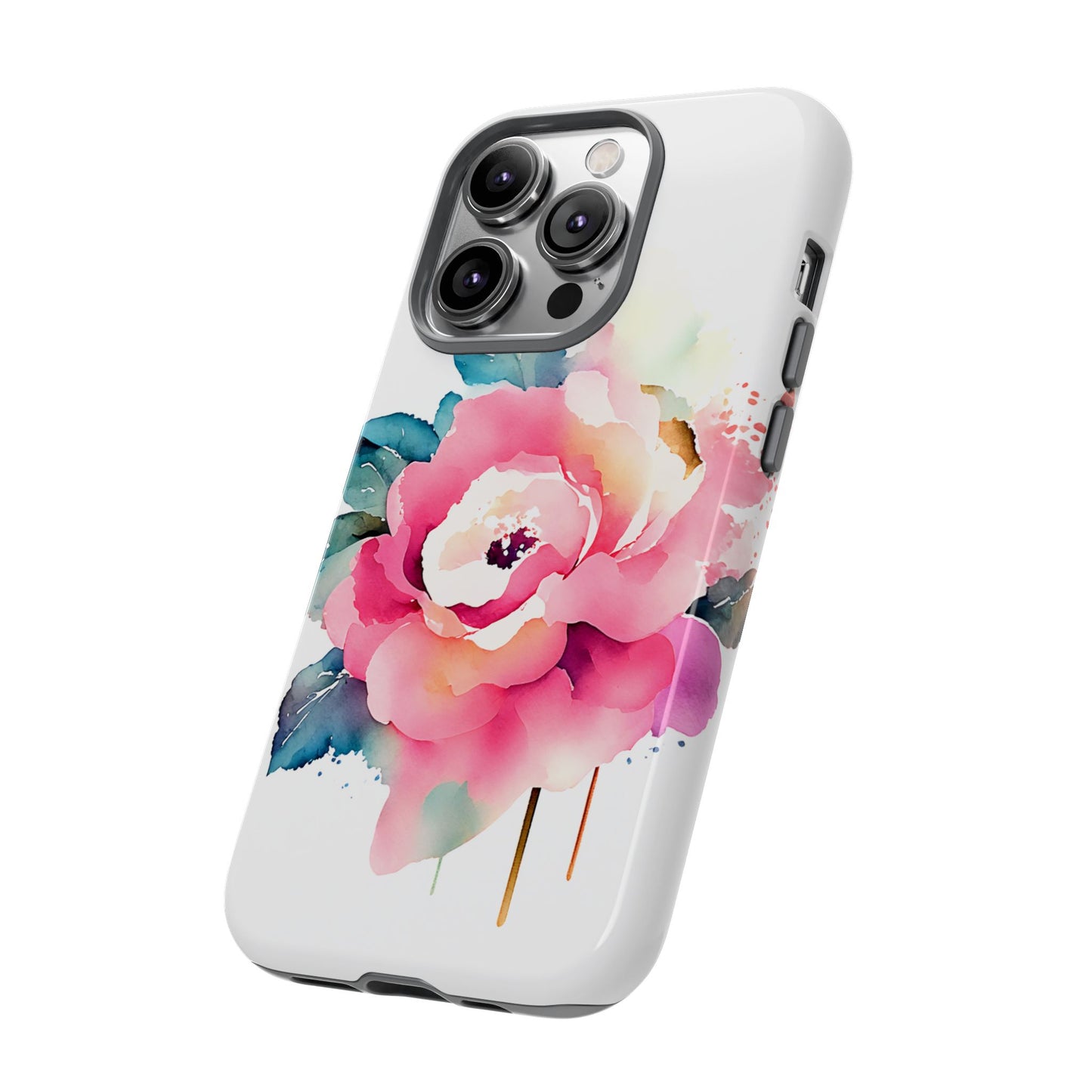 Floral Phone Case - Vibrant Rose Design