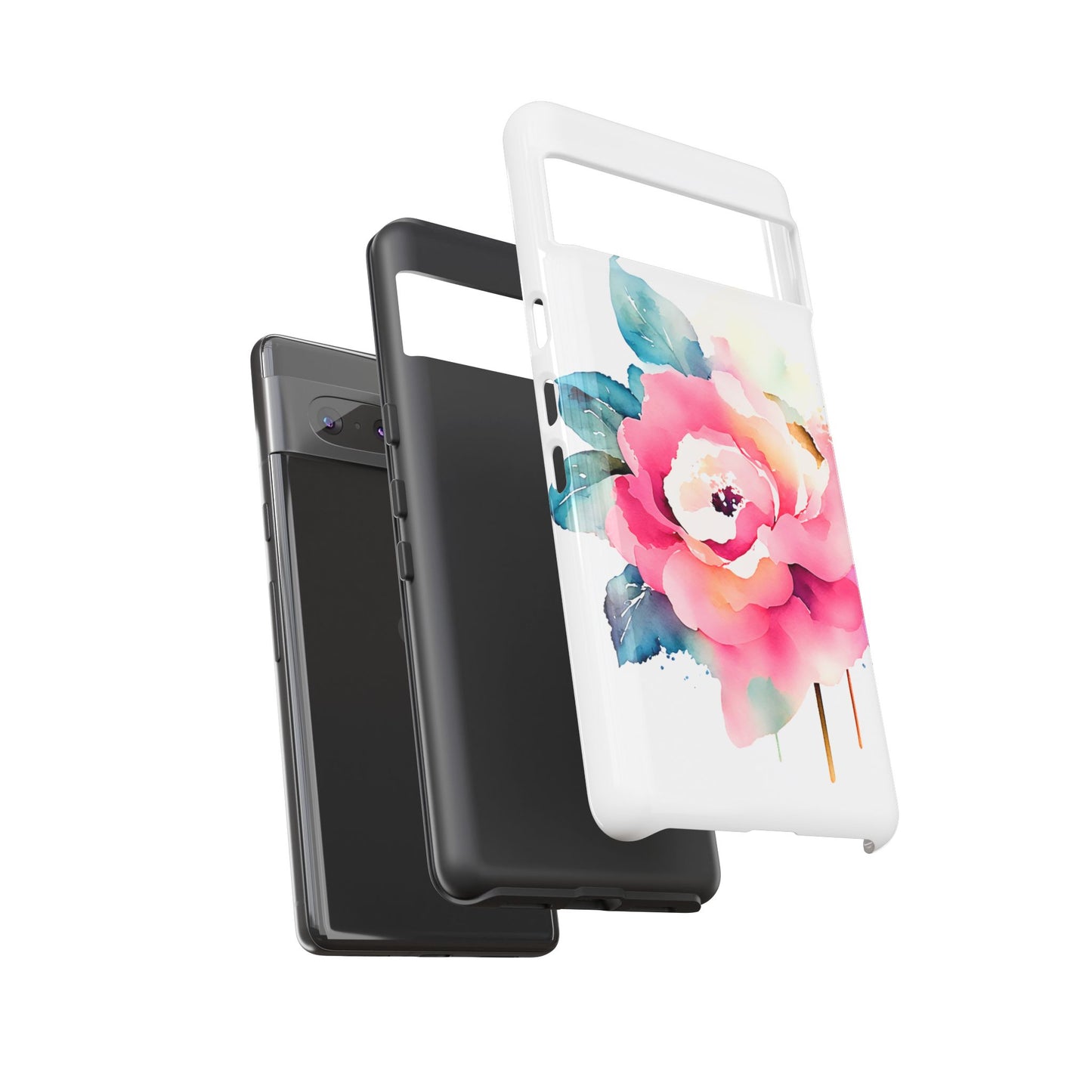 Floral Phone Case - Vibrant Rose Design