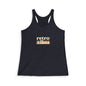 Retro Vibes Women's Racerback Tank Top, Summer Style, Workout Top, Casual Wear, Gift for Her, Vintage Fitness Tee