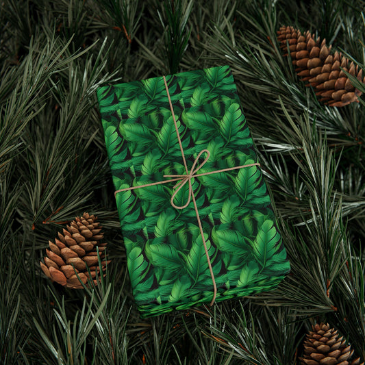 Eco-Friendly Wrapping Papers, Gift Wrap, Sustainable Packaging, Birthday, Holidays, Greenery Design, Floral Occasions