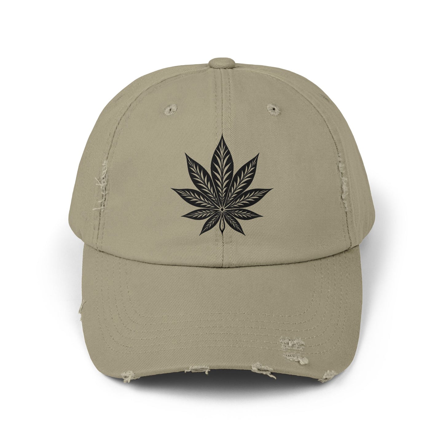 Distressed Embroidered Cap, Unisex Fashion Hat, Streetwear Accessory, Trendy Casual Wear, Gift for Him or Her