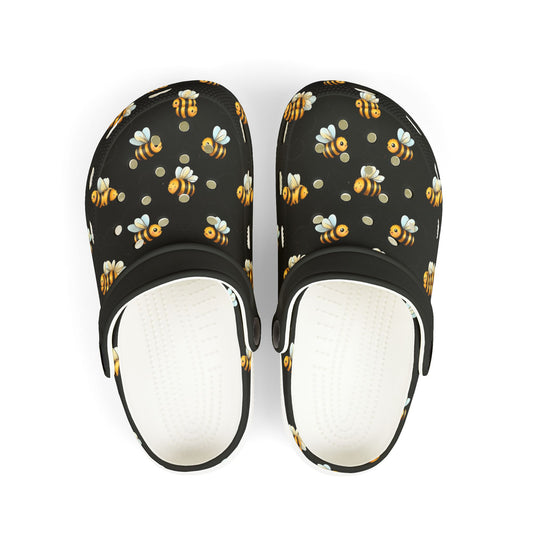 Bee-themed Kid's EVA Foam Clogs