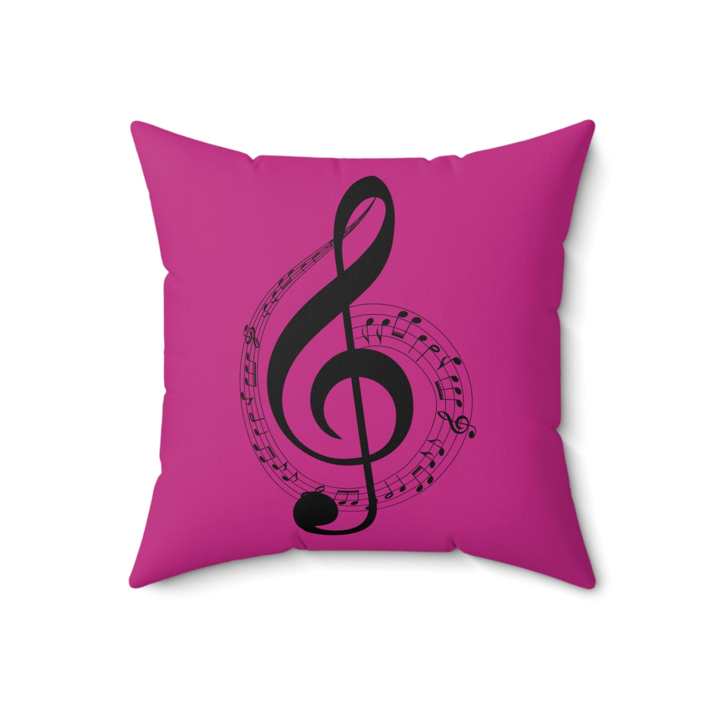 Musical Notes Decorative Pillow