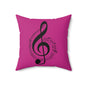 Musical Notes Decorative Pillow