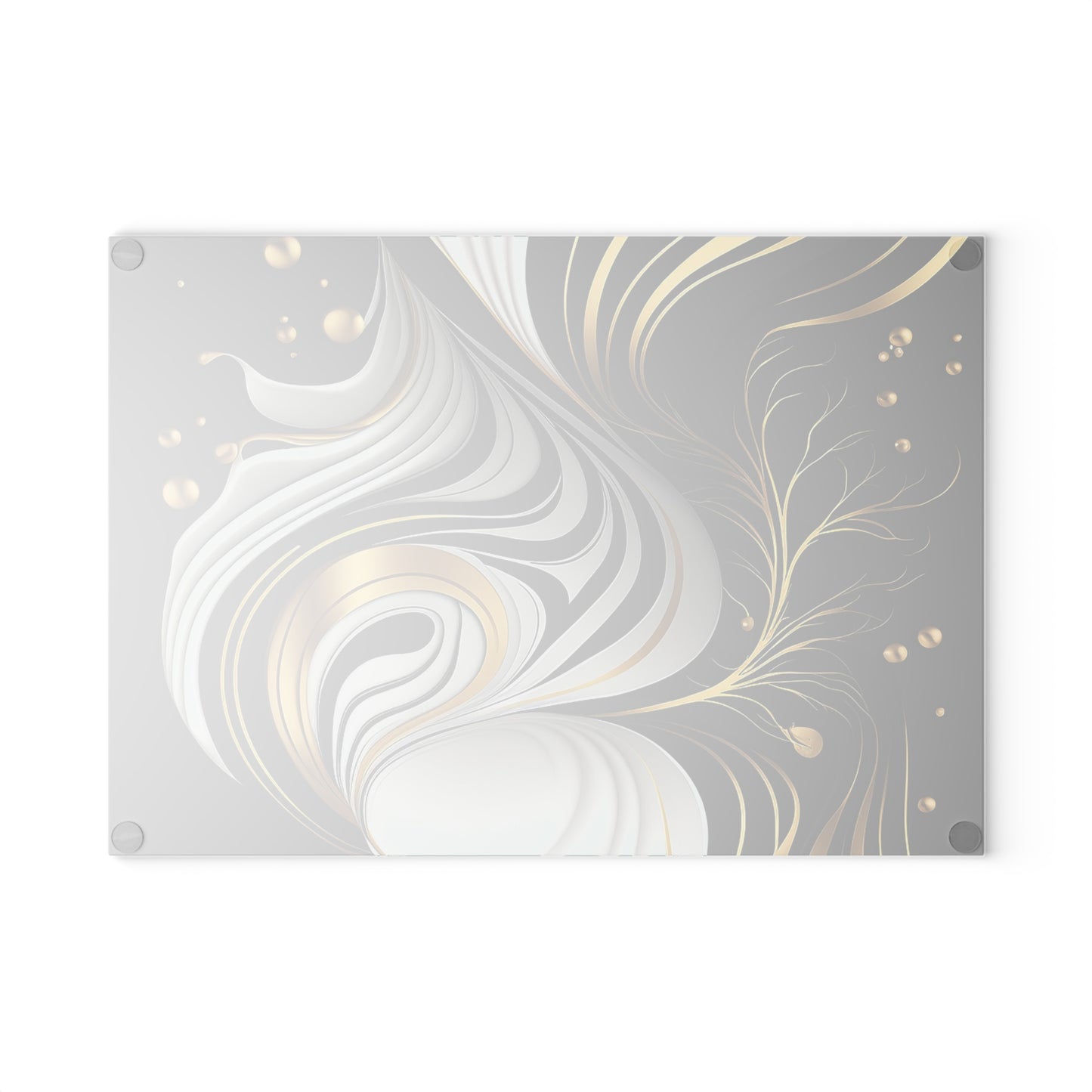 Elegant Abstract Glass Cutting Board