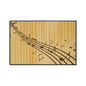 Music Notes Heavy-Duty Floor Mat — Non-Slip Musical Entry/Studio Rug