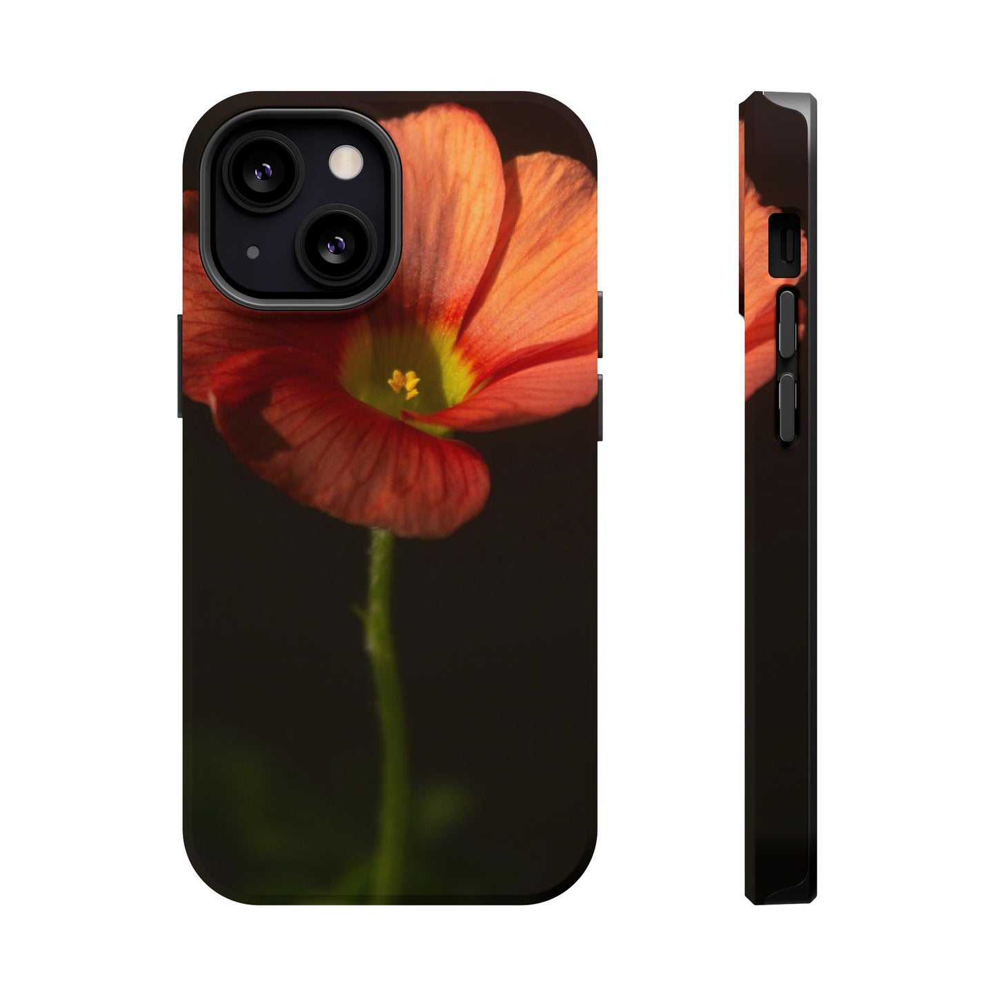 Poppy Bloom Magnetic Impact Phone Case — Slim Protective Floral Design