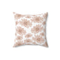 Boho Floral Pillow | Cozy Home Decor, Gift for Her, Flower Print Cushion, Living Room Accent, Modern Bohemian Style