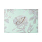 Personalized Floral Glass Cutting Board- Letter J