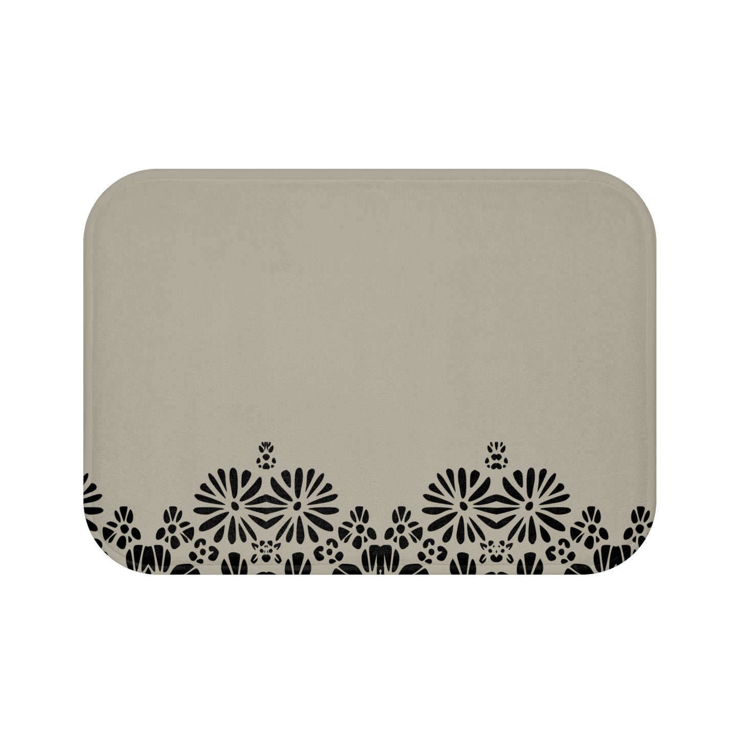 Floral Elegance Bath Mat - Chic Bathroom Decor, Home Spa Essentials, Gift for Her, Modern Design, Cozy Comfort