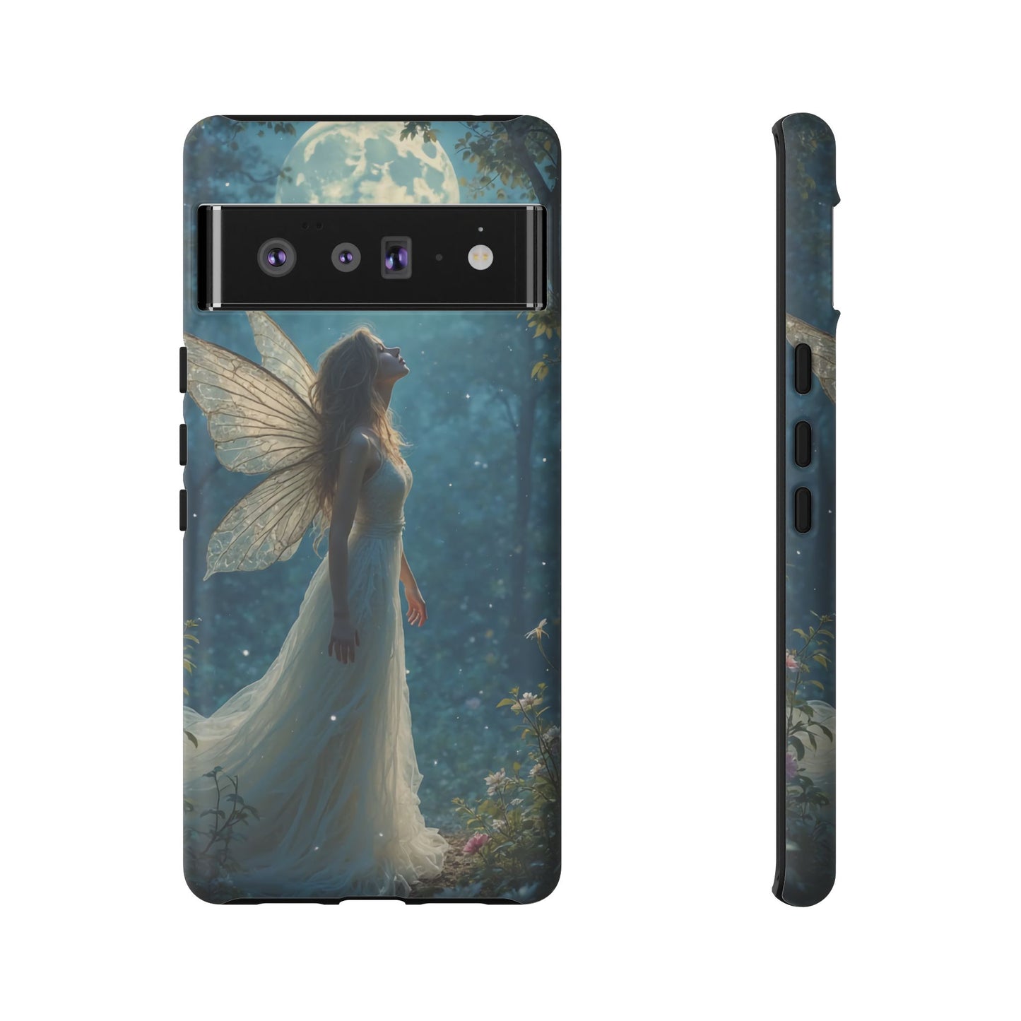 Fairy Moon Phone Case | Tough Cases for Nature Lovers, Fantasy Gift, Boho Phone Accessory, Ethereal Aesthetic, Magical Design