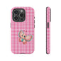 Cute Butterfly Phone Case, Tough Cases, Floral Phone Accessory, Gift for Her, Spring Fashion, Kids' Birthday Present, Pastel Aesthetic