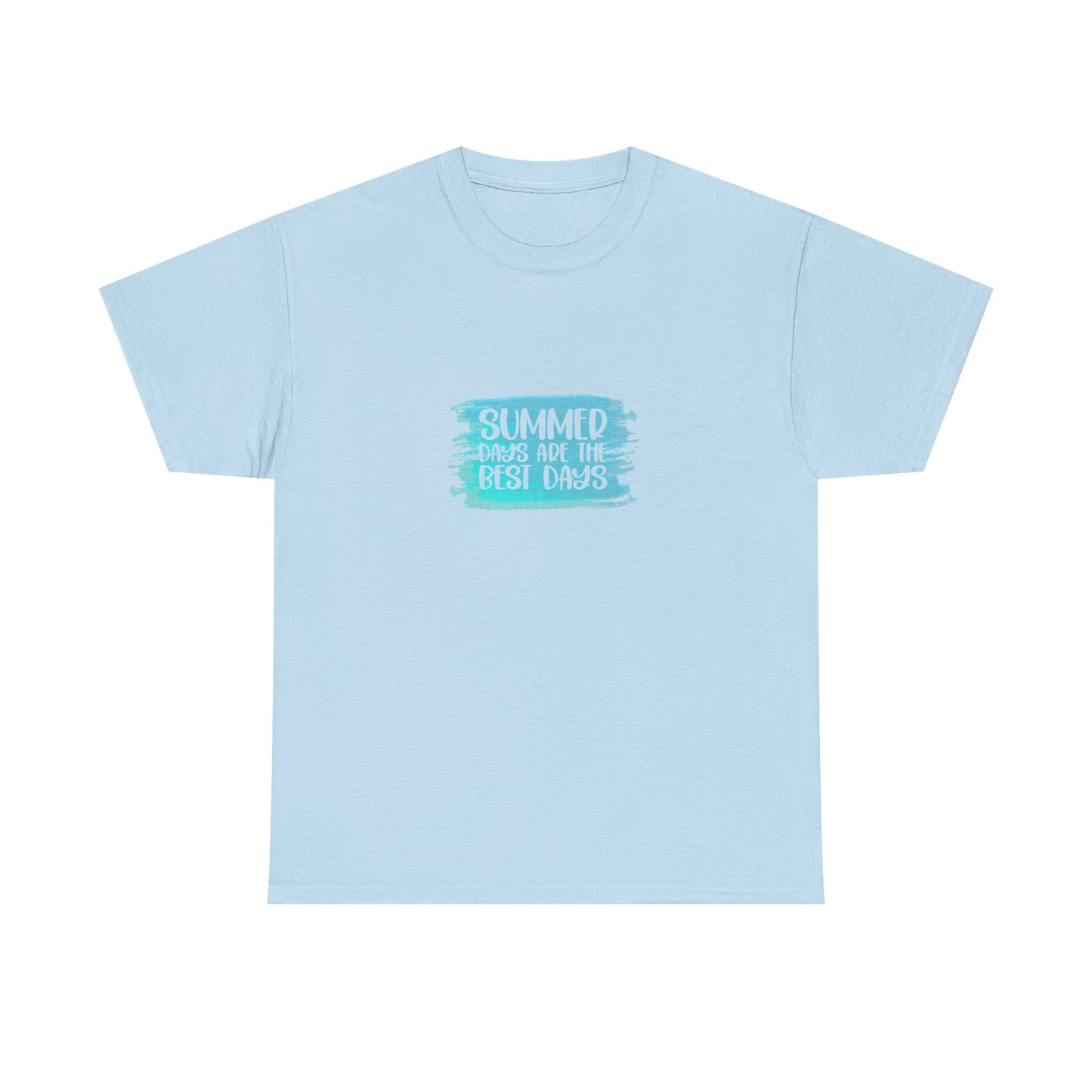 Summer Vibes Unisex Heavy Cotton Tee, Casual Wear, Graphic Tee, Gift for Friends, Festival Clothing, Summer Celebration