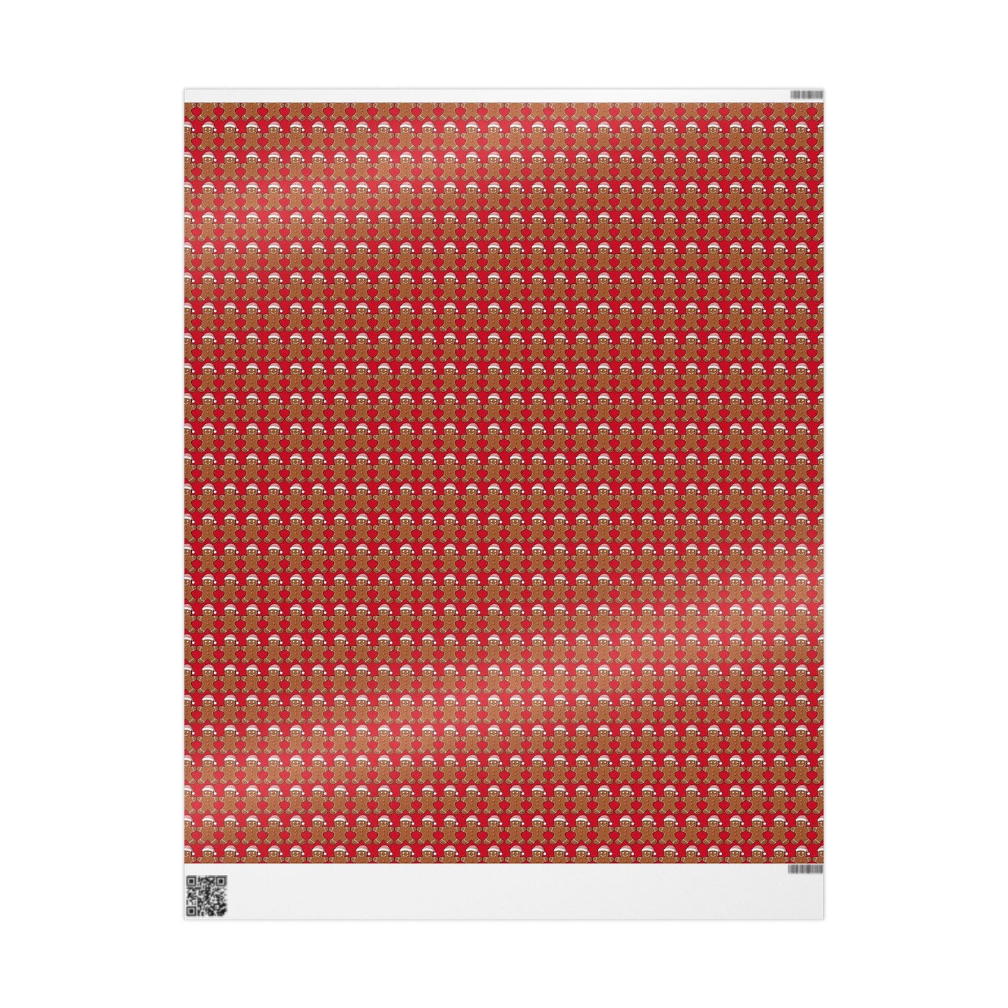 Gingerbread Holiday Wrapping Paper Roll