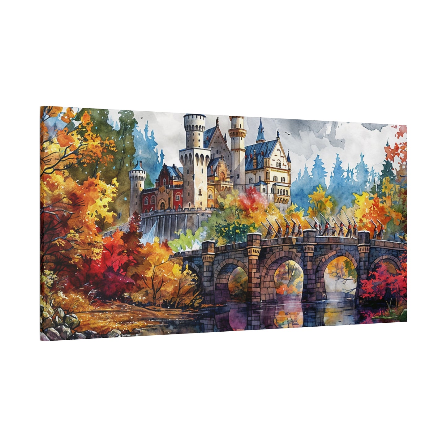 Matte Canvas, Stretched, 1.25" - Castle