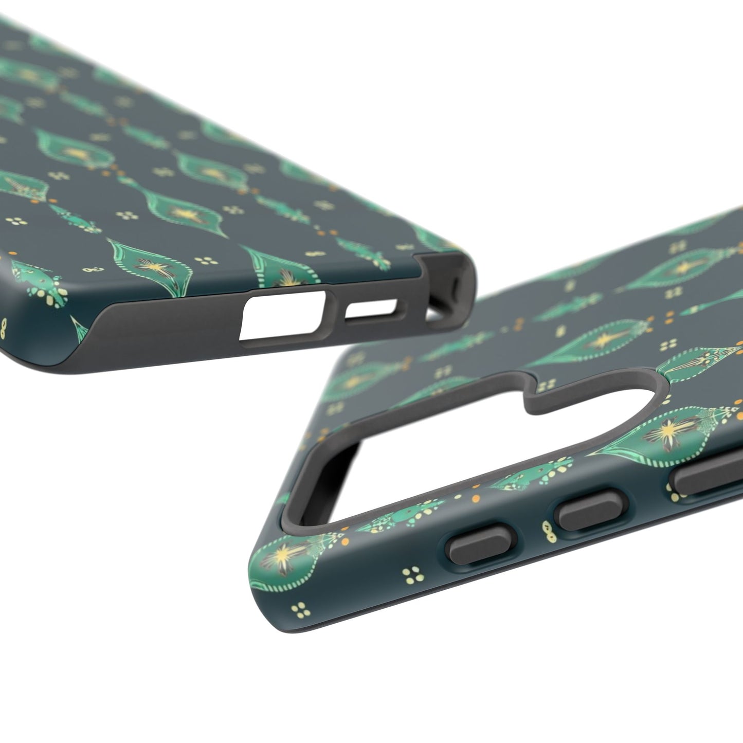 Emerald Boho Teardrop Phone Case