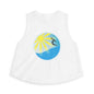 Sunrise Surf Circle Crop Top — Women’s Beach Wave Tank