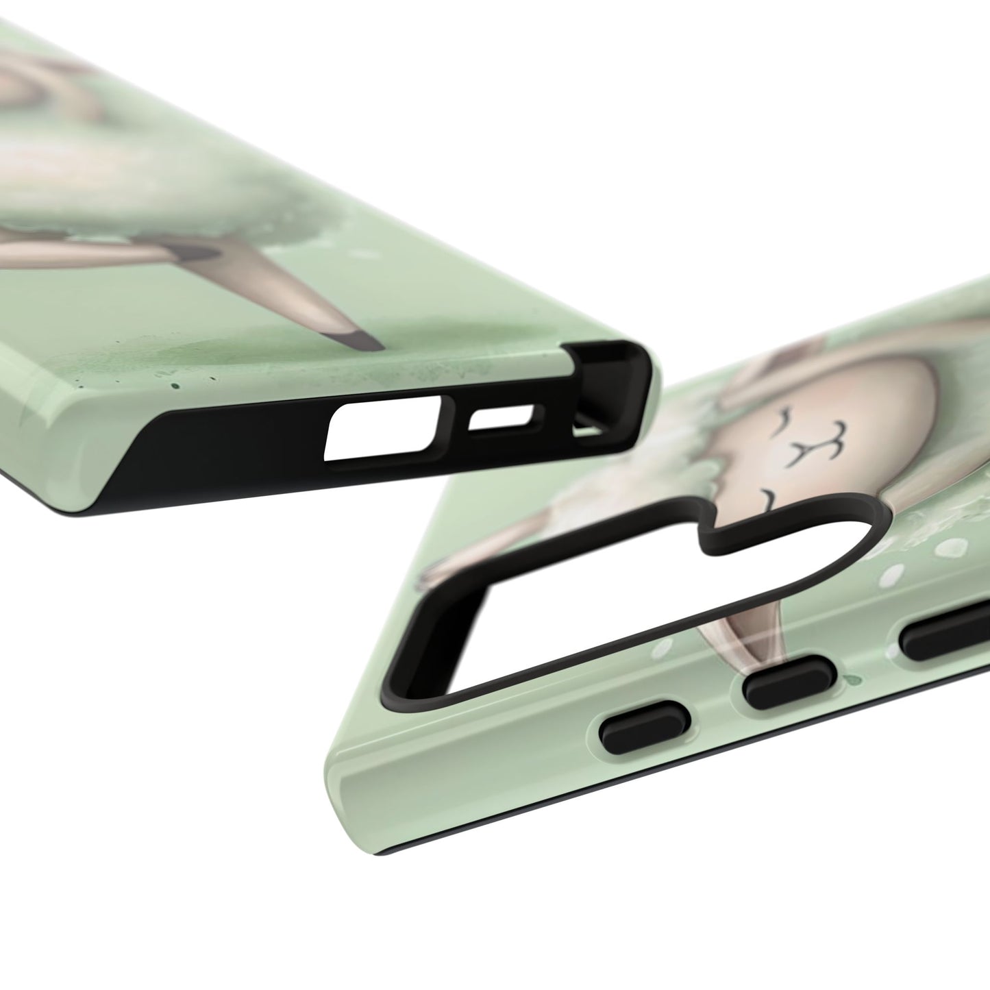 Cute Yoga Sheep Phone Case — Pastel Lamb Ballerina Protective Cover