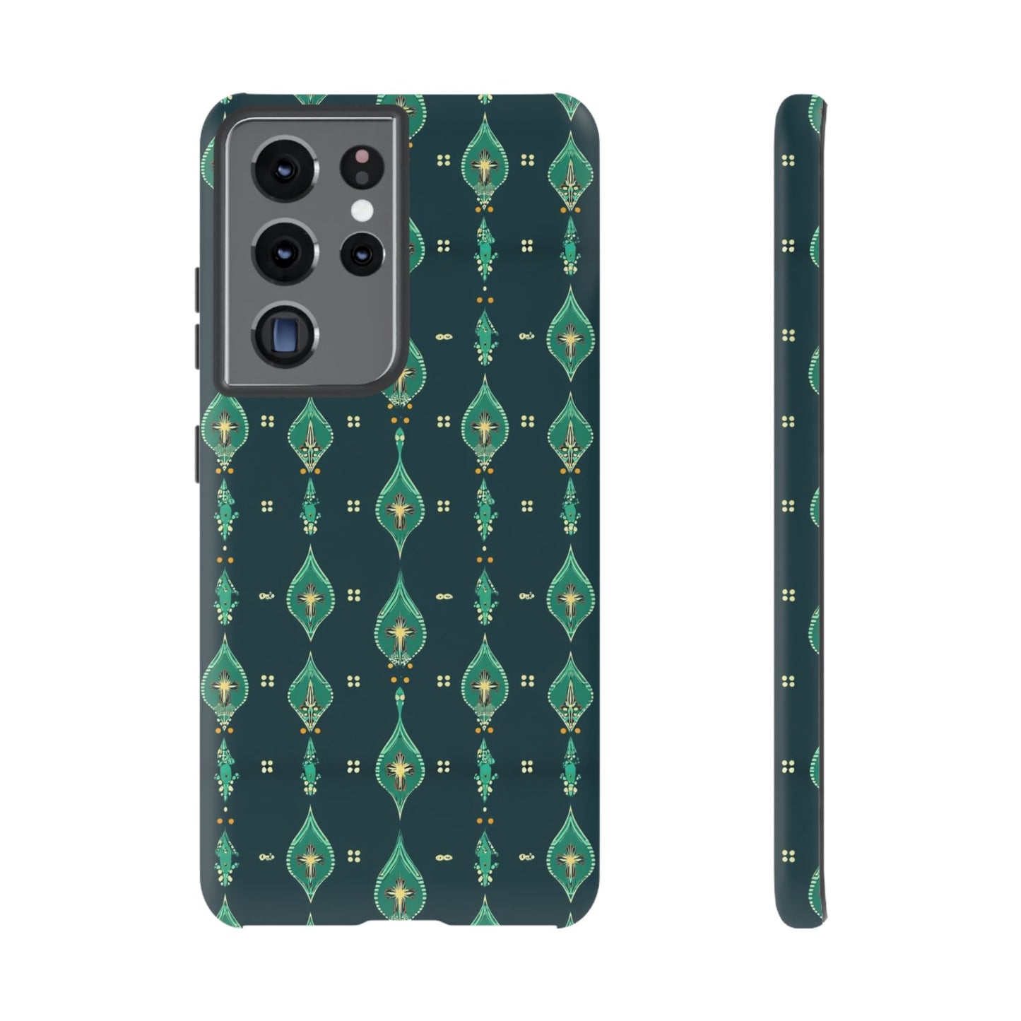 Emerald Boho Teardrop Phone Case