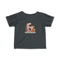 Whimsical Fox Infant Tee, Cute Kids Shirt, Personalized Baby Clothing, Baby Shower Gift, Eco-Friendly Toddler Tee
