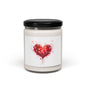 Heart Art Soy Candle 9oz — Romantic Scented Jar Candle (Valentine’s Gift)