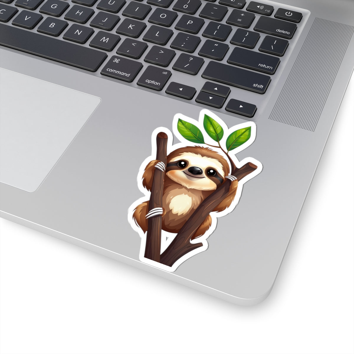 Cute Sloth Sticker — Kiss-Cut Vinyl Decal for Laptops, Water Bottles & Notebooks